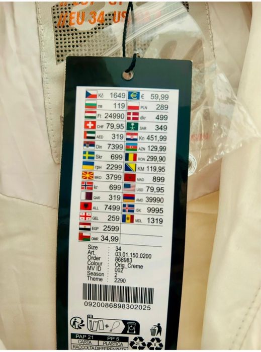 Geaca noua, lunga cu gluga detasabila