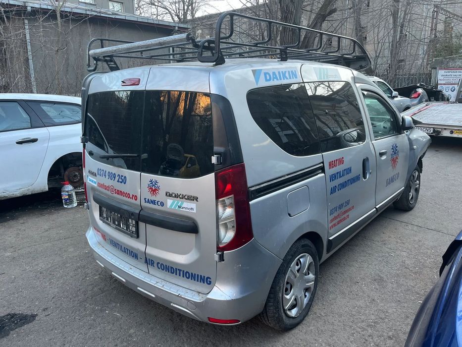 Dezmembrez Dacia Dokker 2018 1,5 DCI Euro6 55KW K9K-E6 gri