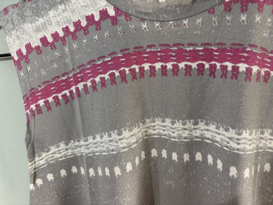 Цветен летен потник поло, като нов от 100% памук