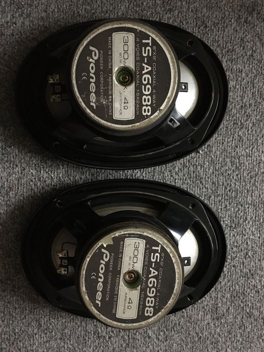 Pioneer ts-a6988 и pioneer ts-a1680f коаксиални 4 лентови говорители