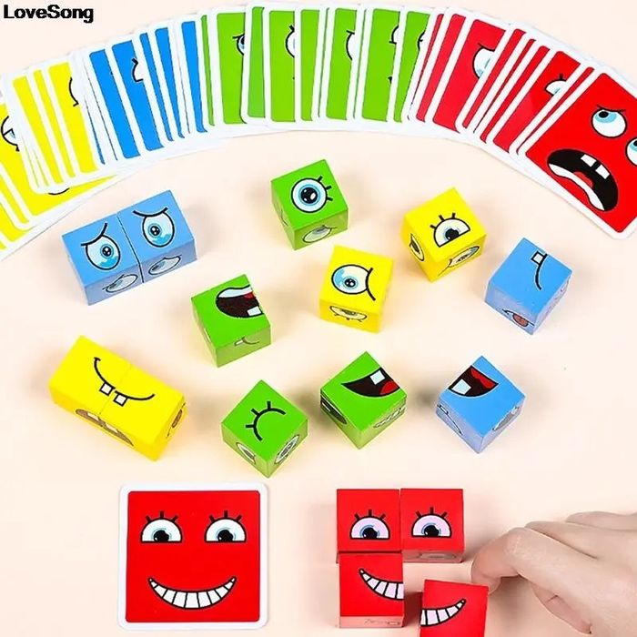 Игра кубчета с емоции