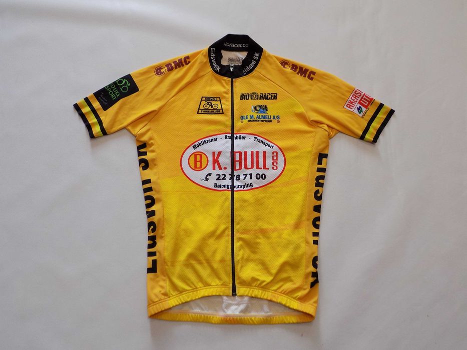 вело джърси bio racer тениска шосейно колоездене мъжко оригинално M/XL