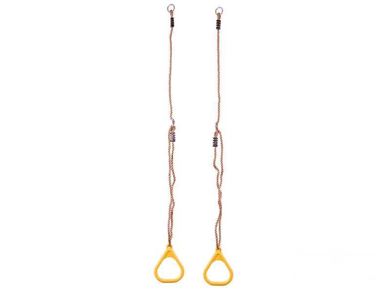 Гимнастически халки с въже ПВЦ АС3048 12 х 13 см. за детски площадки