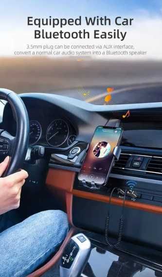 Modulator Adaptor auto Bluetooth USB jack 3.5 receiver Auxiliar