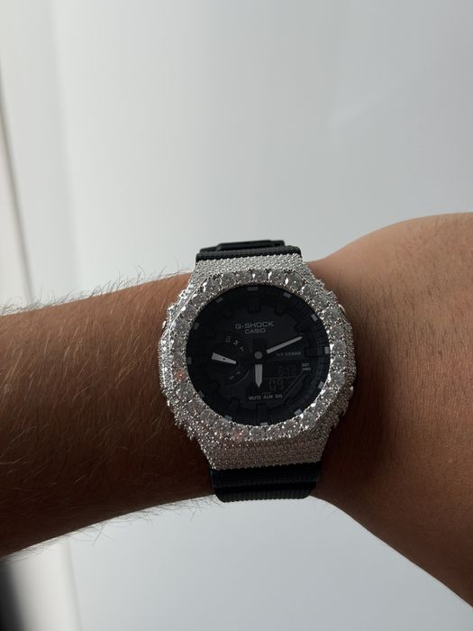 Casio G-Shock CasiOak Custom Black Iced Out