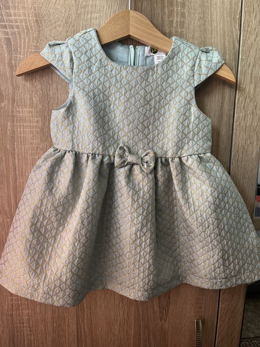 Бебешка рокля 6-9 месеца и 12 месеца, 74-80