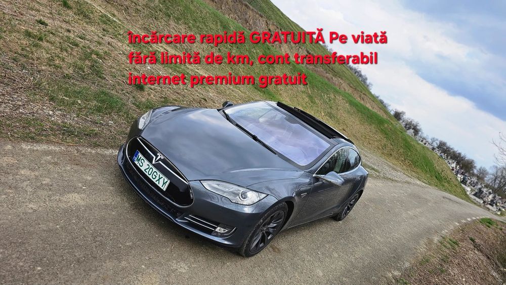 Tesla Model S Tesla Model S – FREE Supercharging ⚡ LIFETIME – 7 locuri  dotari premi
