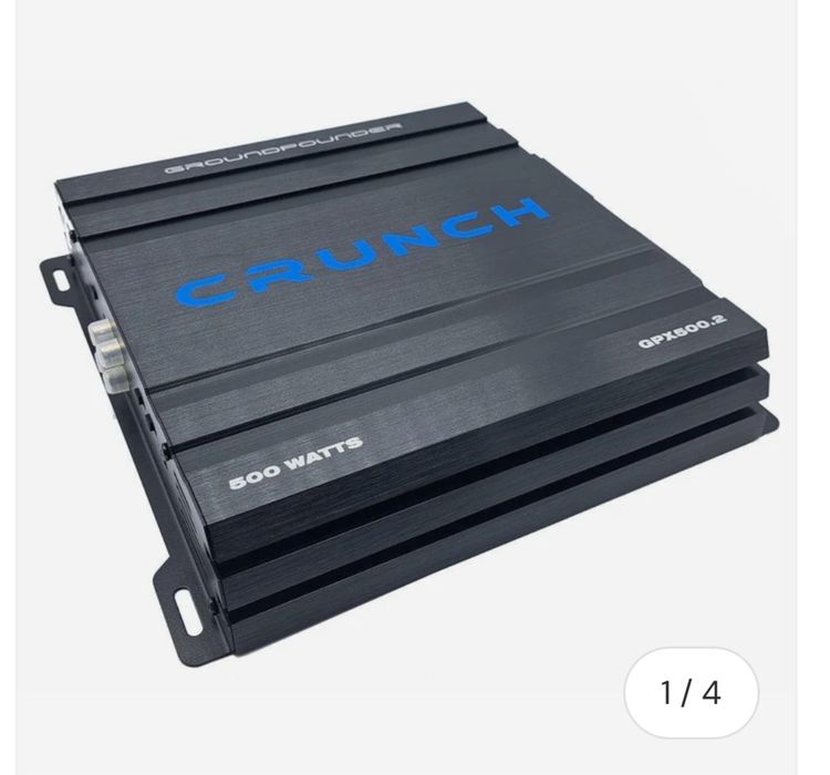 Subwoofer si statie  alpine si Crunch 500w