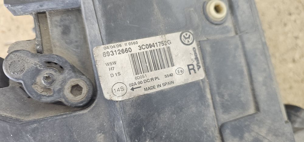Far xenon europa vw Passat B6