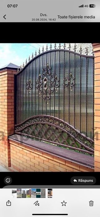 Confectionam garduri balustrade fier forjat preturi mici