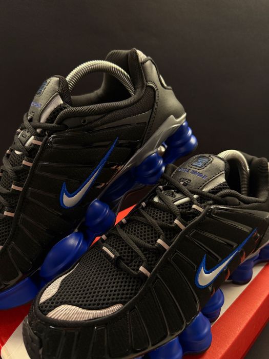 Nike Shox TL Black/Metallic Silver-Racer Blus- 41,42,43,44,45