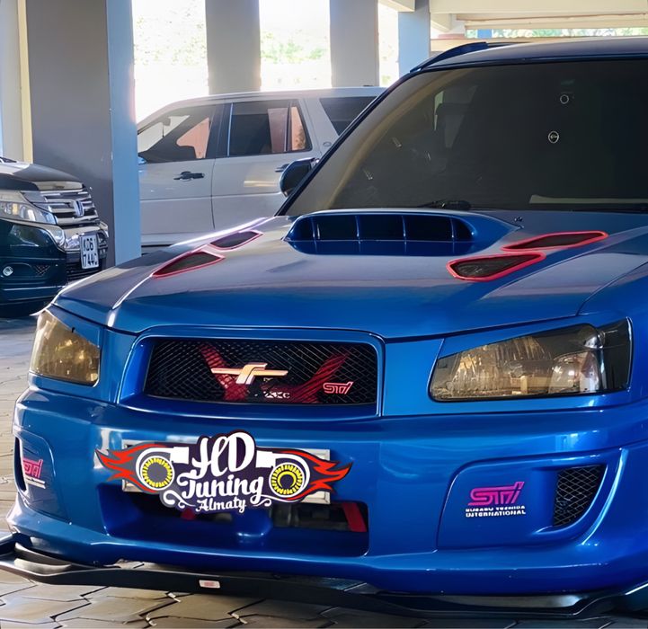 Решетка радиатора STI Cross Sport Subaru Forester SG Дорестайлинг