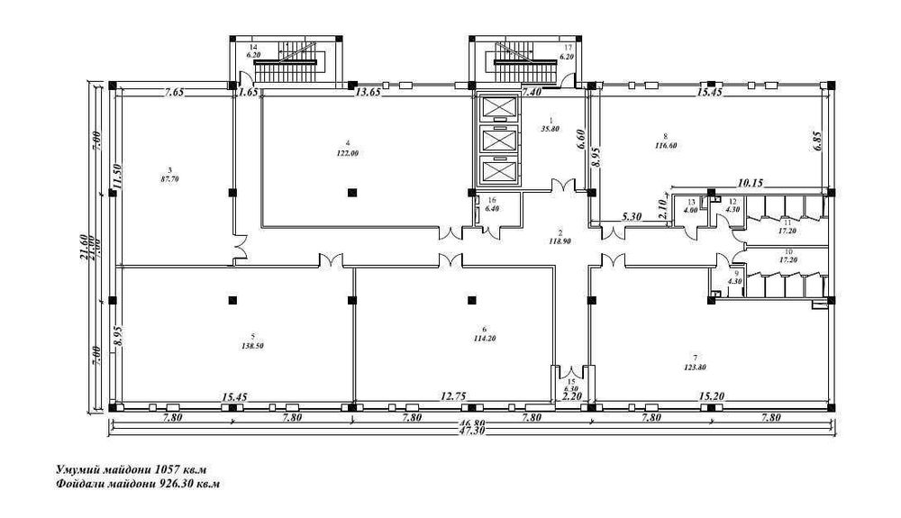 Сдается Офис в Аренду 1057 м2, 2-линия, IT Park Tashkent (87648)