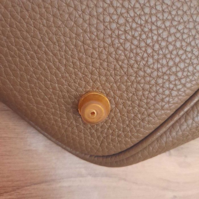 Hermes Etoupe Clemence Picotin 18 Bag / Made in France / Сумка