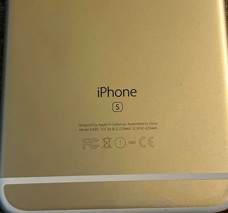 iPhone 6s Plus 128GB Gold A1687 iOS 15.8.7 baterie 96%