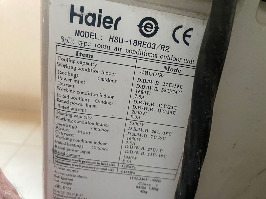 Климатик Haier 18