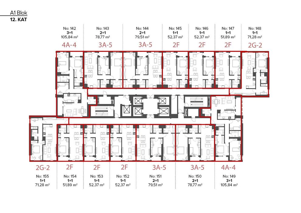 Tashwell 3-комнатная 79,51м2 ул. Шота Руставели