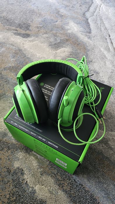 Геймърски слушалки Razer Kraken (с оригинална кутия)