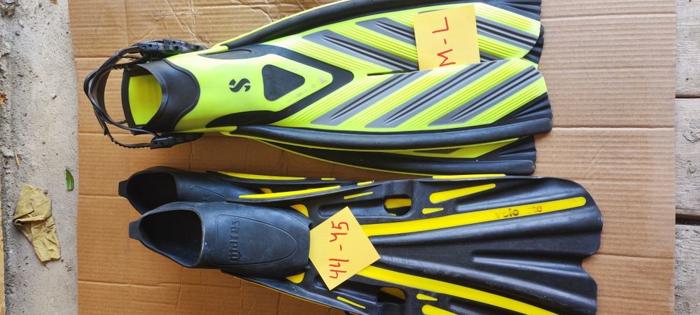 плавници 42.43  46-47 ,маска,шнорхел SEAC SUB , Креси ,Марес ,Бюша Aqu