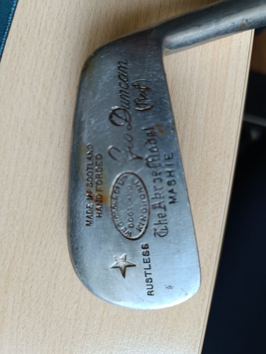 Антикварен шотландски голф стик W. Gibson – George Duncan (1920г.)