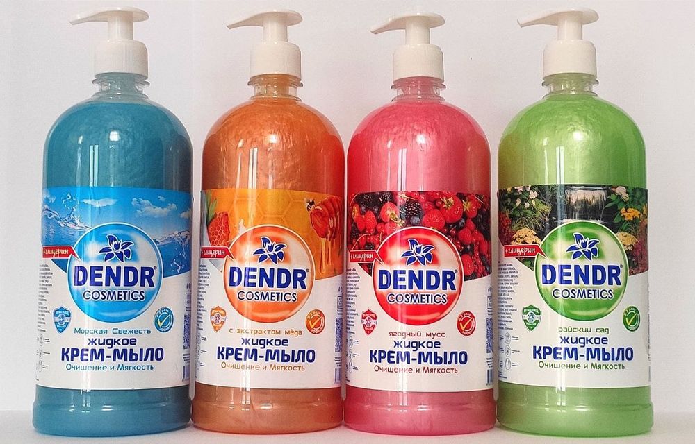 Dendr Жидкое мыло,(Suyuq sovin),(Liquid Soap)