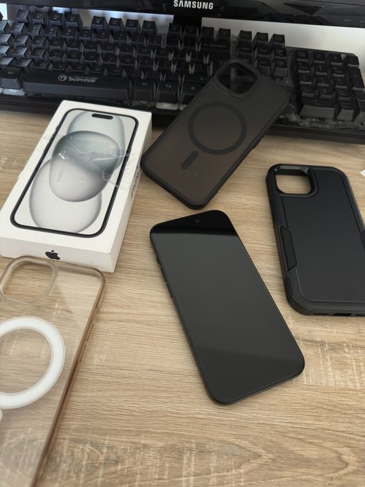 iPhone 15 black | ca nou | 16 cicluri  | Garantie