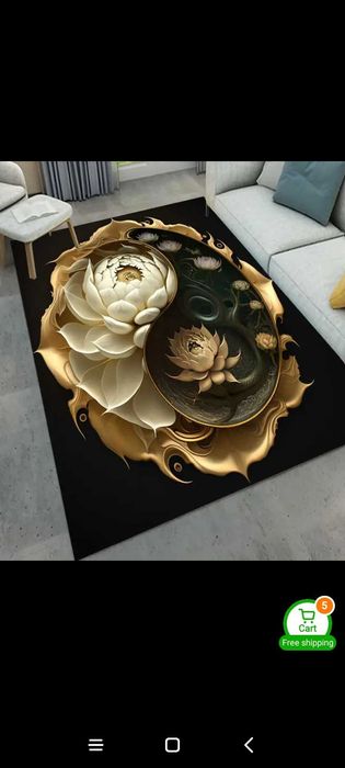 Интересен и красив килим