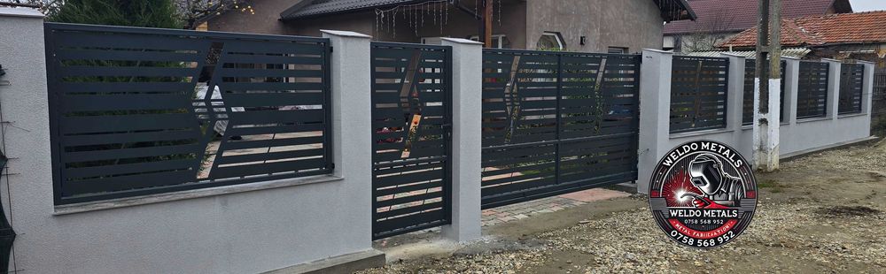 Gard tabla decupata/Porti metalice/Imprejmuire/Porti tabla decupata