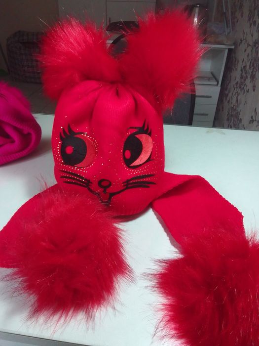 Шапка зимняя для девочки