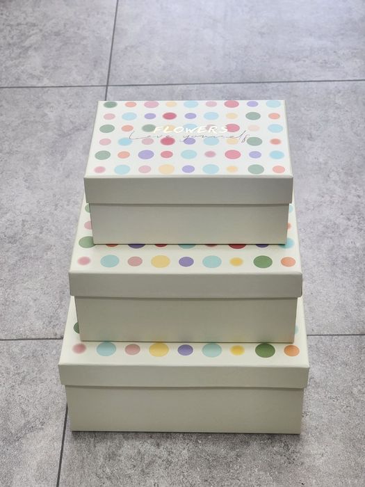 Подарочные коробки из крафта с узором “Wish You”