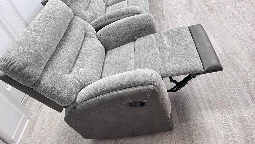 Vand set canapea + 2 fotolii grey