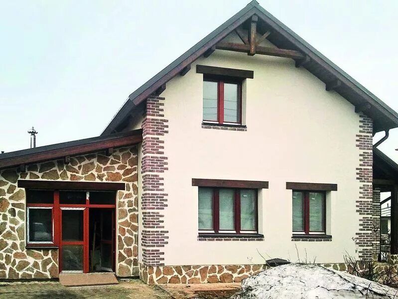 Отделка фасада дома варианты своими руками Отделка фасада дома варианты своими руками