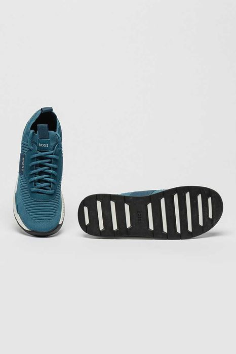 Обувки BOSS Titanium Run Спортни обувки с велур Размер 43