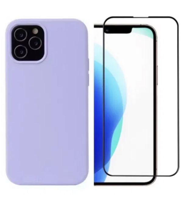 Husa Soft Case si Folie Sticla Saf Iphone 14/15/16E/16/17 PRO MAX AIR