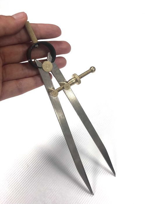 кожарски, сарашки пергел за кожа, 2 модела 150 мм, 200 мм, очертаване