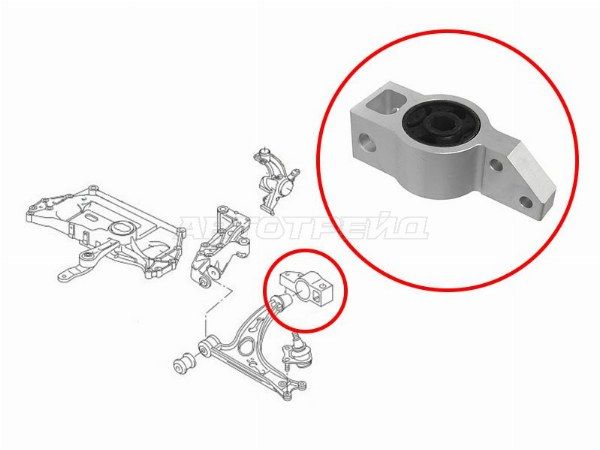 Сайлентблок Audi A3