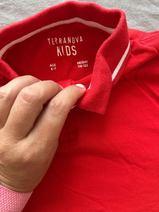 Детска тениска с якичка