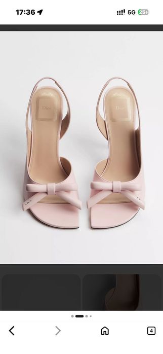 Dior обувки с панделки 38