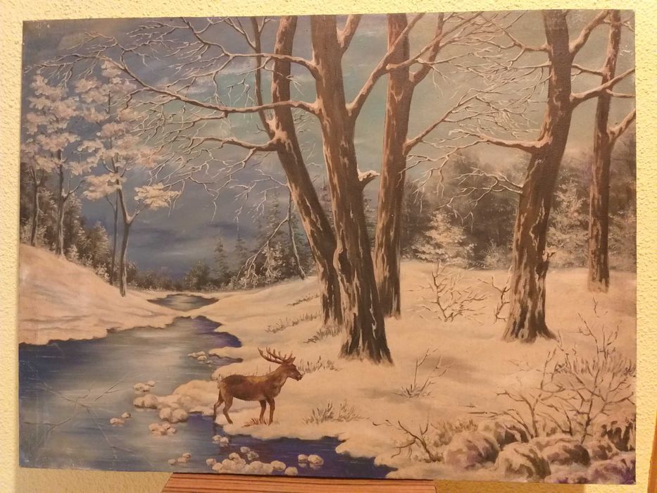 Pictura ulei pe panza 80x60 cm