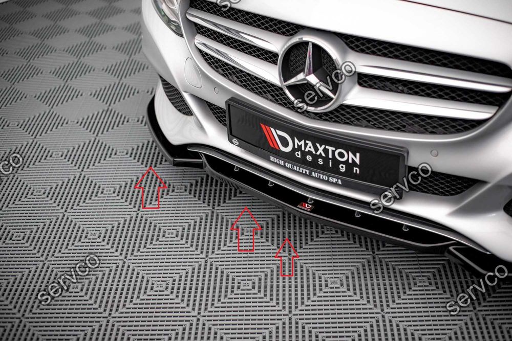 Pachet Exterior Prelungiri Body kit tuning Mercedes C Class W205 2014-2018 v2 - Maxton Design