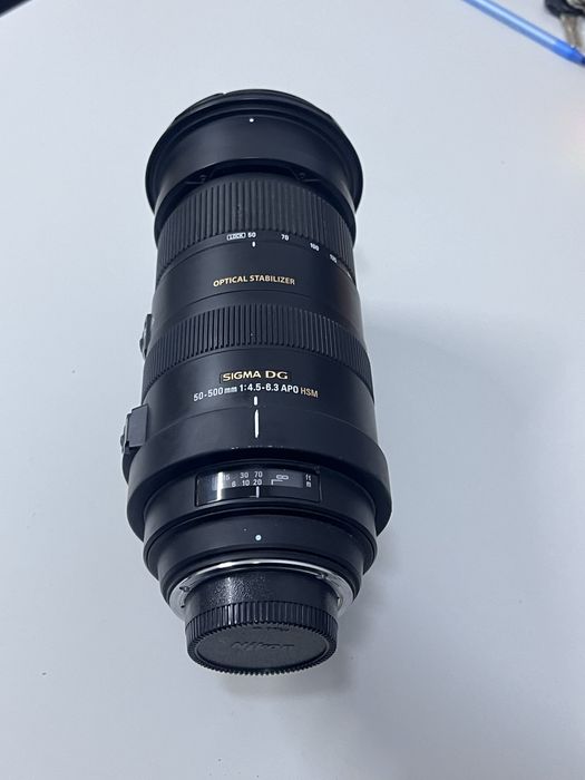Sigma 50-500 mm 1:4.5-6:3 APO HSM (Optical Stabilizer)