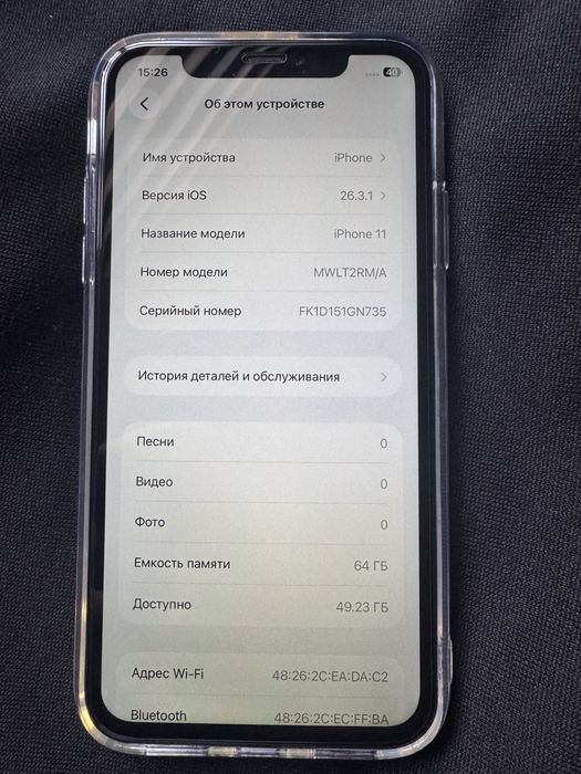 Айфон 11 64gb емкость 91%