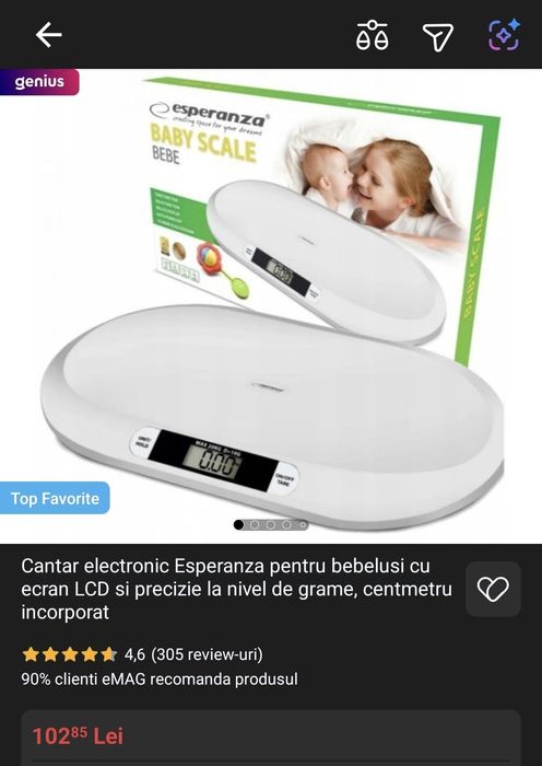 Cântar bebeluși Esperanza ca nou