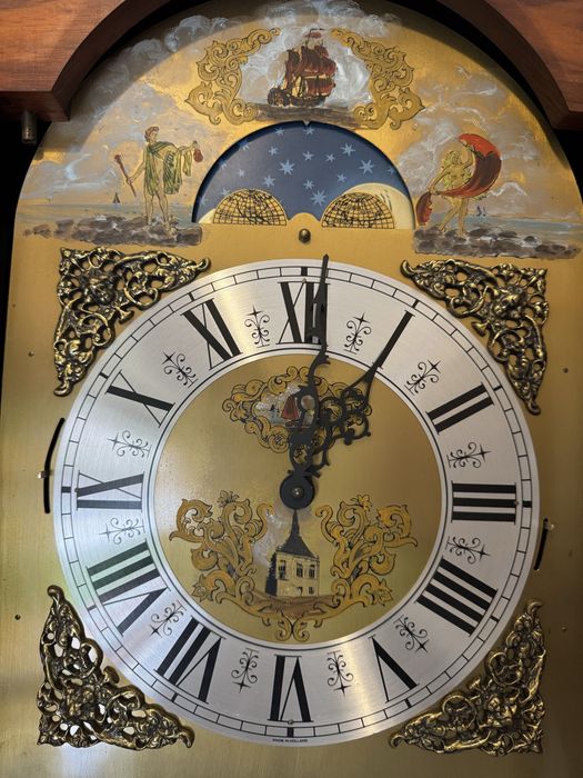 Ceas Pendul//Podea//InterClock//Westminster//PicturaCadran//FazeleLunii//FullSticla