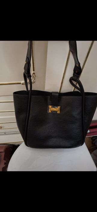 Новая кожаная сумка двойка