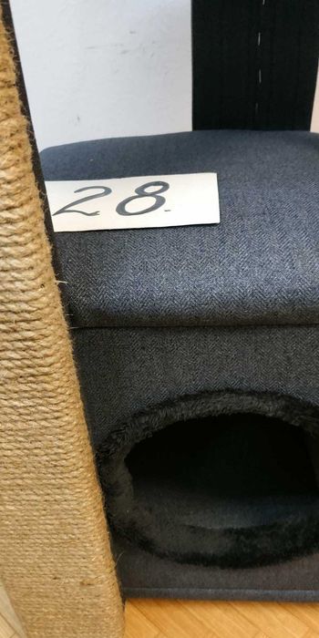 Нови 90см сглобени Котешки катерушки с къщичка – производител ОБЛЕН