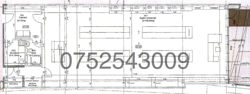 Spatiu comercial 174 mp + spații de parcare Pantelimon inchiriere