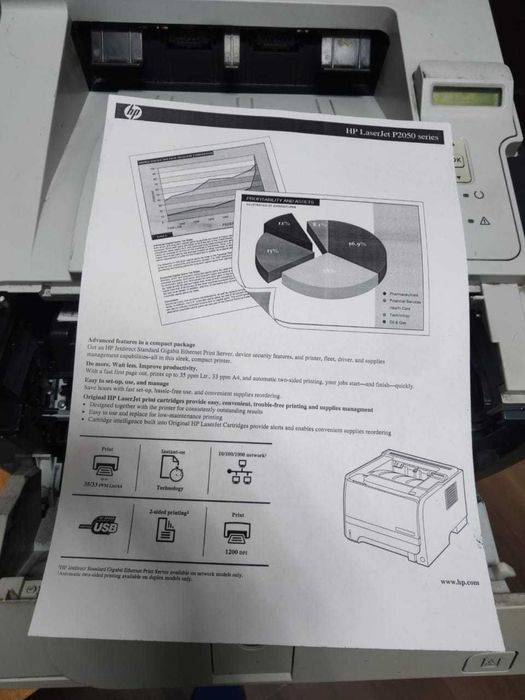 продам Принтер HP LaserJet P2055d Б/У