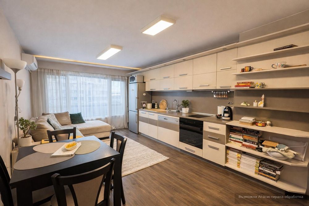 Дава се под наем Тристаен апартамент в Варна, Чайка - 70 кв.м за 660 € - Снимка #2