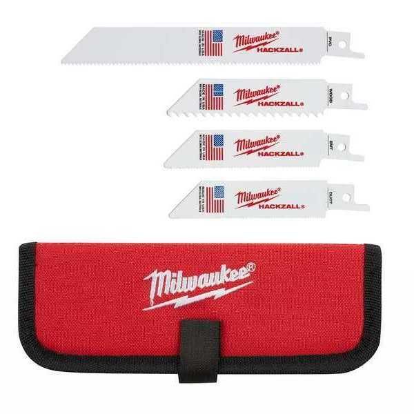 Ножове за саблен трион комбинирани за метал и дърво 10 части Milwaukee